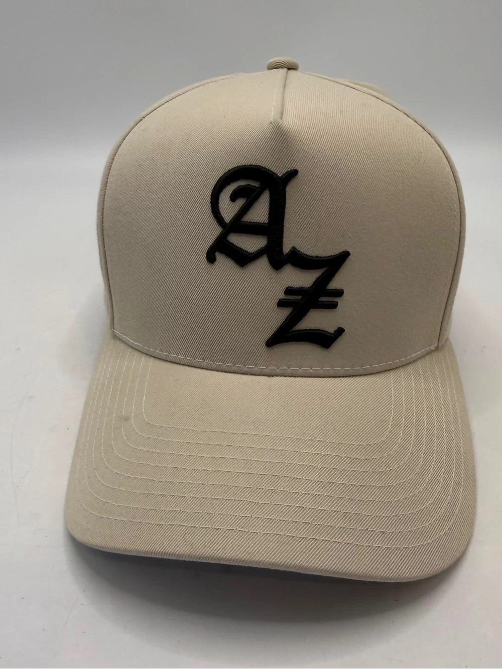 Common Hype AZ Scottsdale Snapback Hat Beige Black Adjustable Baseball Cap